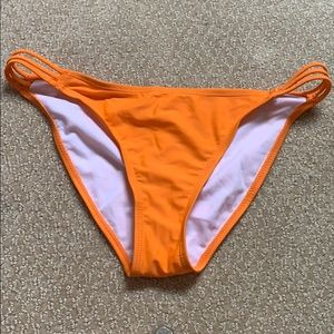 Orange bikini bottoms